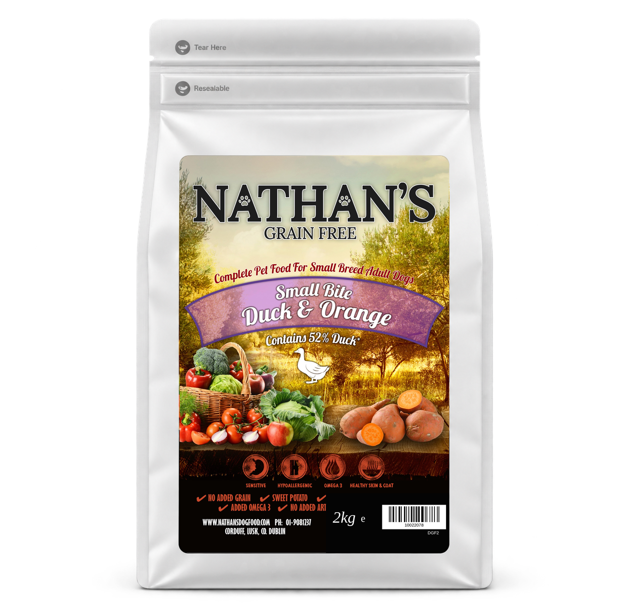Nathan's Small Bite Duck & Orange